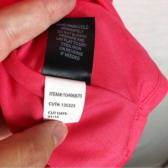 Torrid Sleeveless Lace Fit Flare Mini Dress | Coral Pink | Size 22 / 3X - Picture 10 of 13